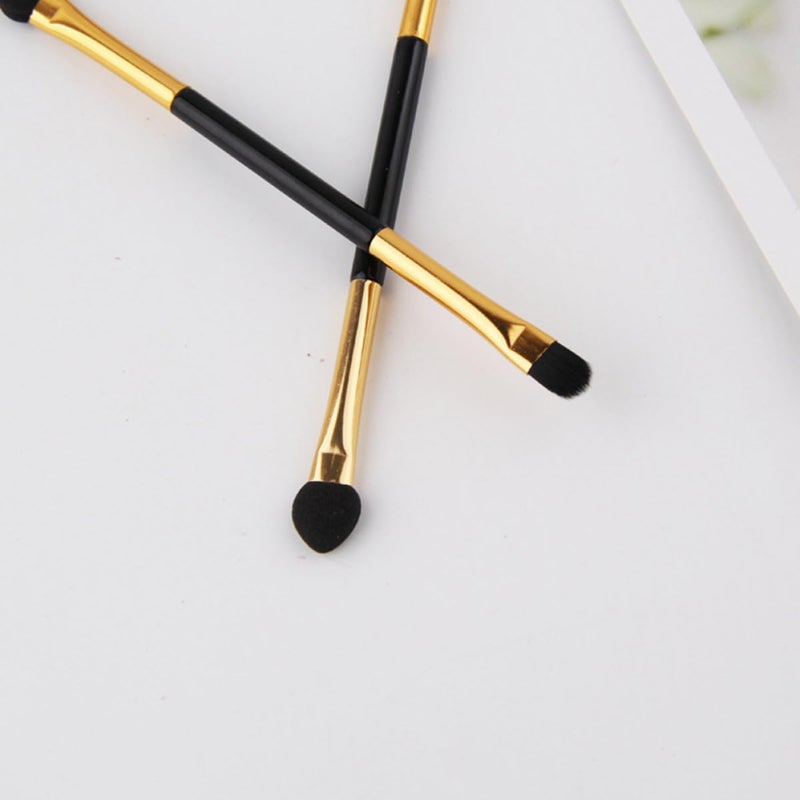 20Pcs Dual Head Eyeshadow Brush Set Small Eye Makeup Brushes Portable Kit For Precise Application - Image 4